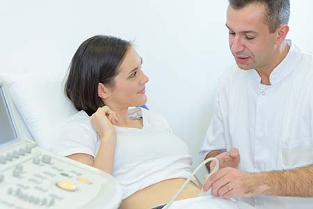 Sonographer working covered by medical malpractice insurance